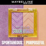 Maybelline New York Color Rivals Longwear Eyeshadow Duo - Spontenous X Purposeful