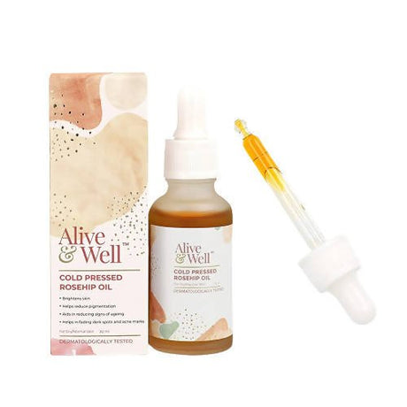 Alive & Well Cold Pressed Rosehip Face Oil - Vamzn#