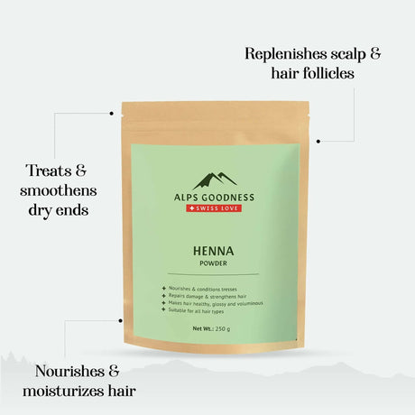 Alps Goodness Henna Based Hair Color Powder - Vamzn#