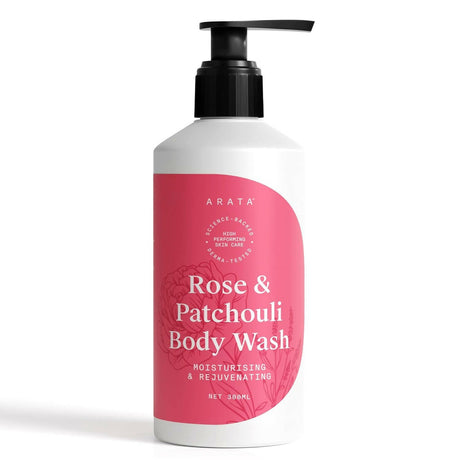 Arata Rose & Patchouli Body Wash - Vamzn#