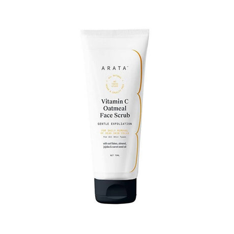 Arata Vitamin C Oatmeal Face Scrub - Vamzn#