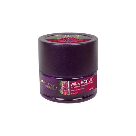 Astaberry Professional Wine Facial Scrub - Vamzn#