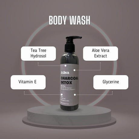 Atisa Charcoal Detox Body Wash - Vamzn#