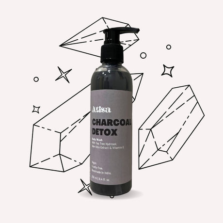 Atisa Charcoal Detox Body Wash - Vamzn#