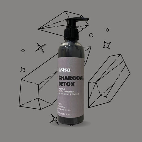 Atisa Charcoal Detox Body Wash - Vamzn#