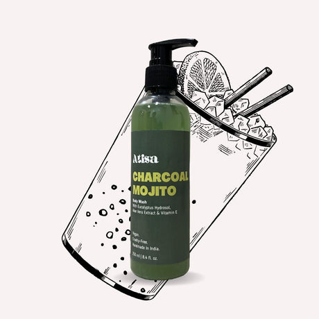 Atisa Charcoal Mojito Body Wash - Vamzn#