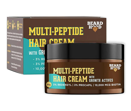 Beardhood Multi - Peptide Hair Cream - Vamzn#