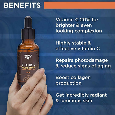 Beardhood Vitamin C Face Serum - Vamzn#