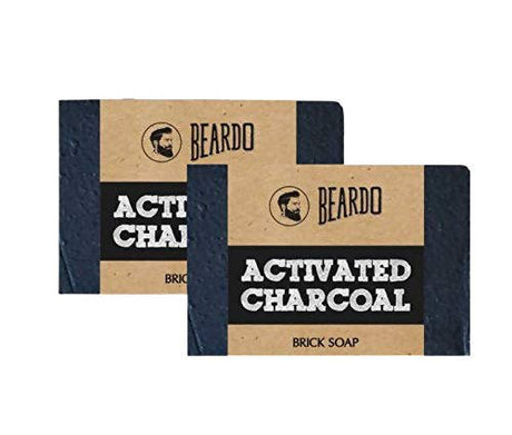 Beardo Activated Charcoal Brick Soap - Vamzn#