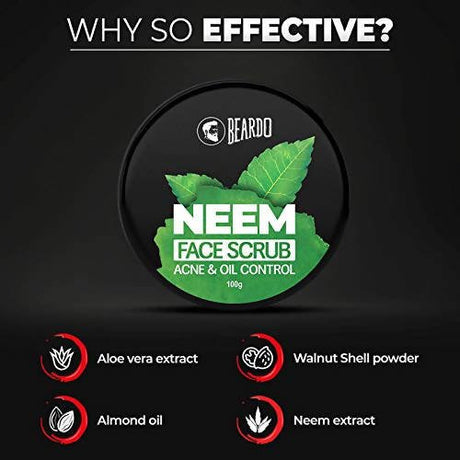 Beardo Neem Face Scrub - Vamzn#