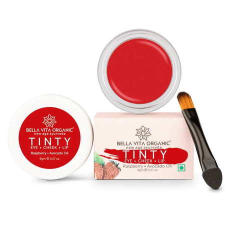 Bella Vita Organic Raspberry 3 in 1 Tinty Blush - Vamzn#