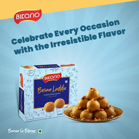 Bikano Besan Laddu Spl, 400 gram box - Vamzn#