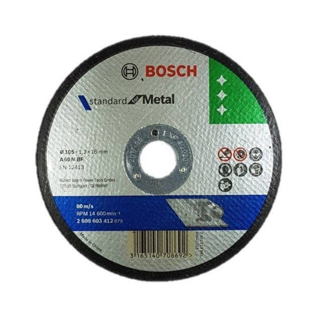 BOSCH CUTTING WHEEL 4INCHX1.2MM CUT OFF WHEEL 105X1.2X16MM - Vamzn#