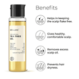 Brillare Tea Tree Hair Oil with The Goodness of Lemon & Sunflower Oil Dry - Vamzn#