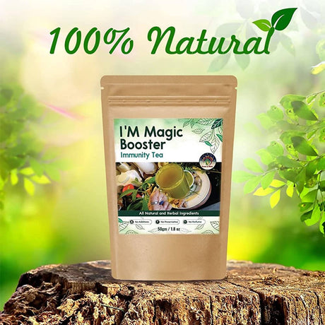 Brown & White I'M Magic Booster Immunity Tea - Vamzn#