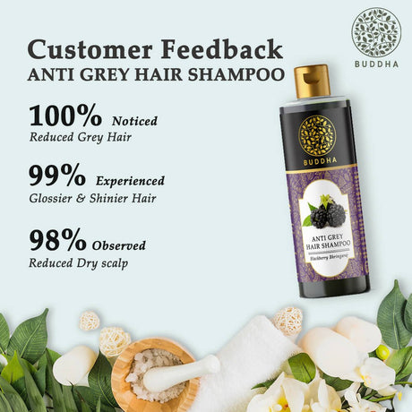 Buddha Natural Grey Hair Shampoo - Vamzn#