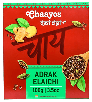 Chaayos Adrak Elaichi Tea Powder (Ginger & Cardamom) - Vamzn#