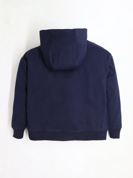 Cherry Crumble Unisex Navy Blue Solid Sweatshirt - Vamzn#