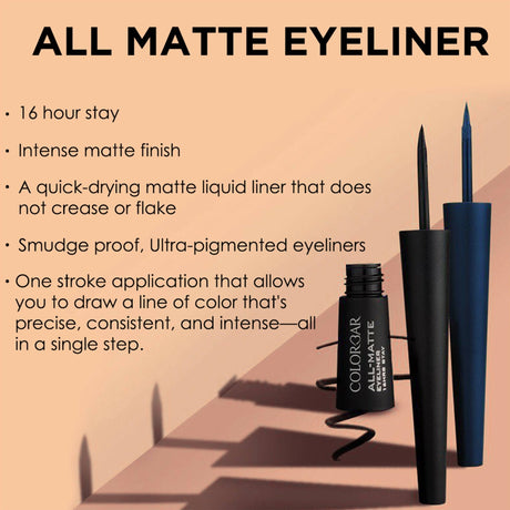 Colorbar All - Matte Eyeliner Matte Black - Vamzn#