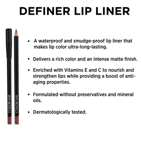 Colorbar Definer Lip Liner New Berry Rose - Vamzn#