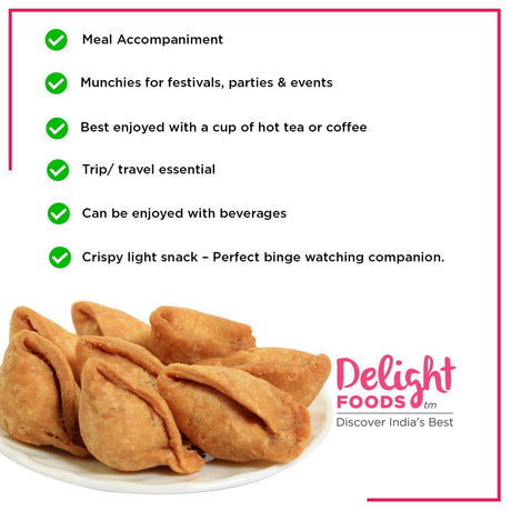 Delight Foods Chhota Samosa - 250 Gm - Indian Snack - Vamzn#