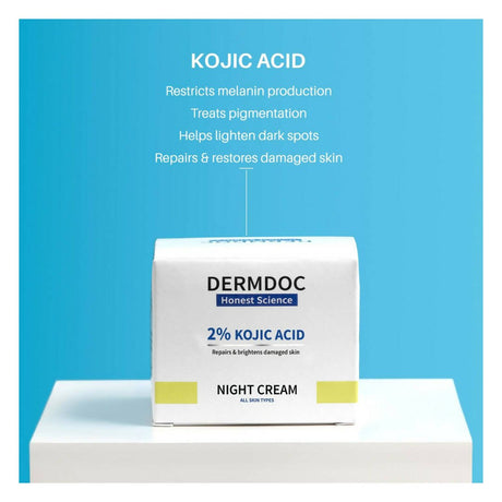 Dermdoc 2% Kojic Acid Night Cream - Vamzn#