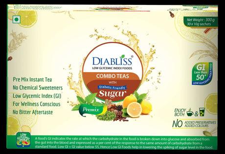 Diabliss Combo Teas with Diabetic Friendly Sugar - Vamzn#