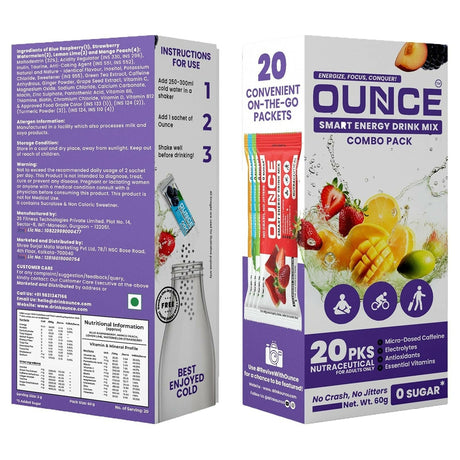 DrinkOunce Energy Drink Powder + Electrolyte Powder - Vamzn#